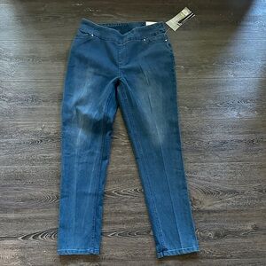 Slimsation By Multiples Straight Leg Blue Jeans